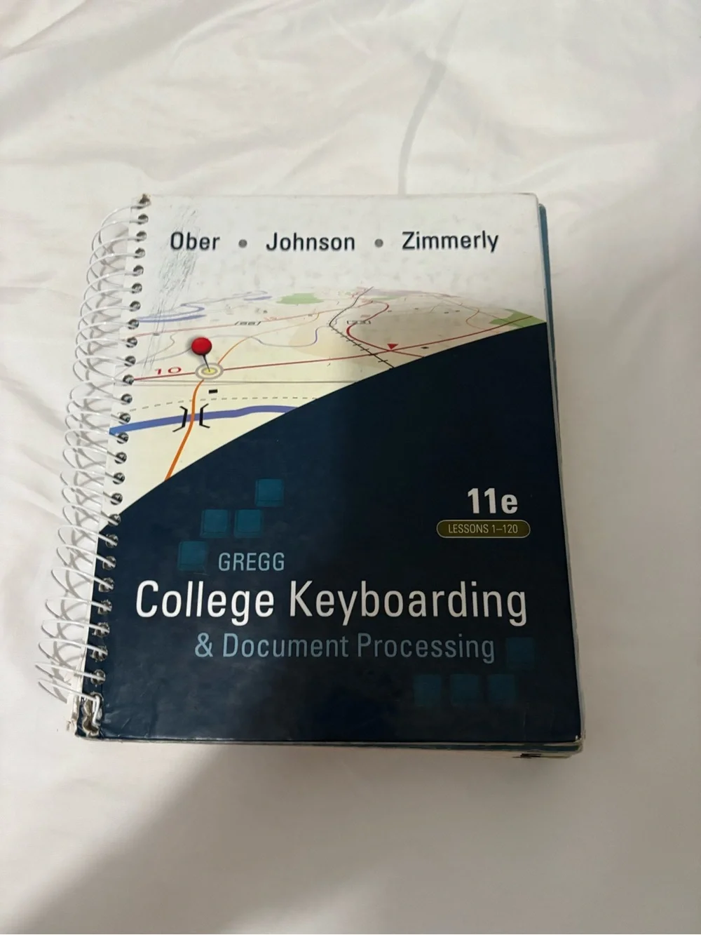 College Keyboarding & Document Processing Textbook - Dark Blue